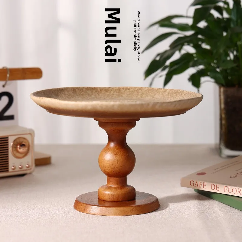Minimalist Luxury Wooden Legged Ceramic Fruit Bowl round Shape Stone Pattern Living Room Decorative Items for Home Use
Minimalist Luxury Wooden Legged Ceramic Fruit Bowl round Shape Stone Pattern Living Room Decorative Items for Home Use