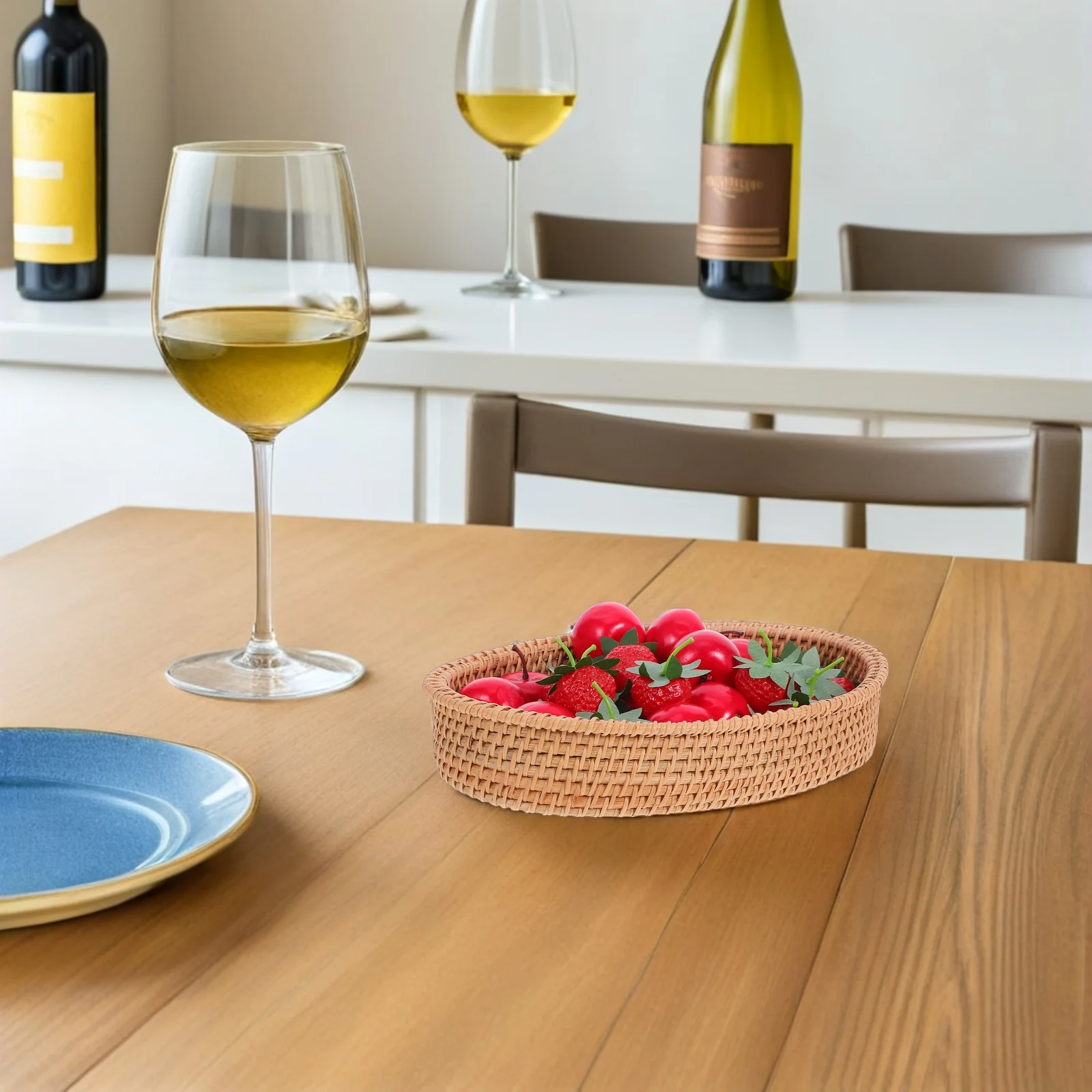 3Pcs Rattan Snack Basket Oval Handwoven Bread Organizer Fruit Serving Tray Tabletop Kitchen Counter Storage Basket
3Pcs Rattan Snack Basket Oval Handwoven Bread Organizer Fruit Serving Tray Tabletop Kitchen Counter Storage Basket