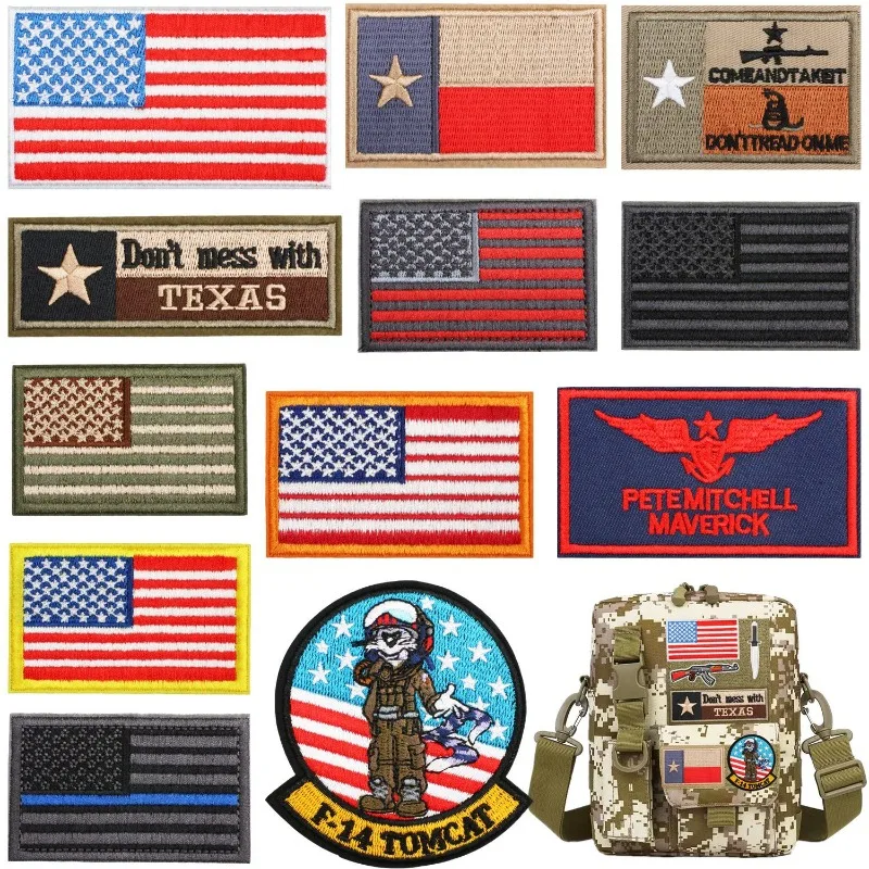 Military Enthusiast Morale America Texas Iron-on Sew Embroidery Badge Patches DIY T-shirt Hat Backpack Clothing Applique Sticker
Military Enthusiast Morale America Texas Iron-on Sew Embroidery Badge Patches DIY T-shirt Hat Backpack Clothing Applique Sticker