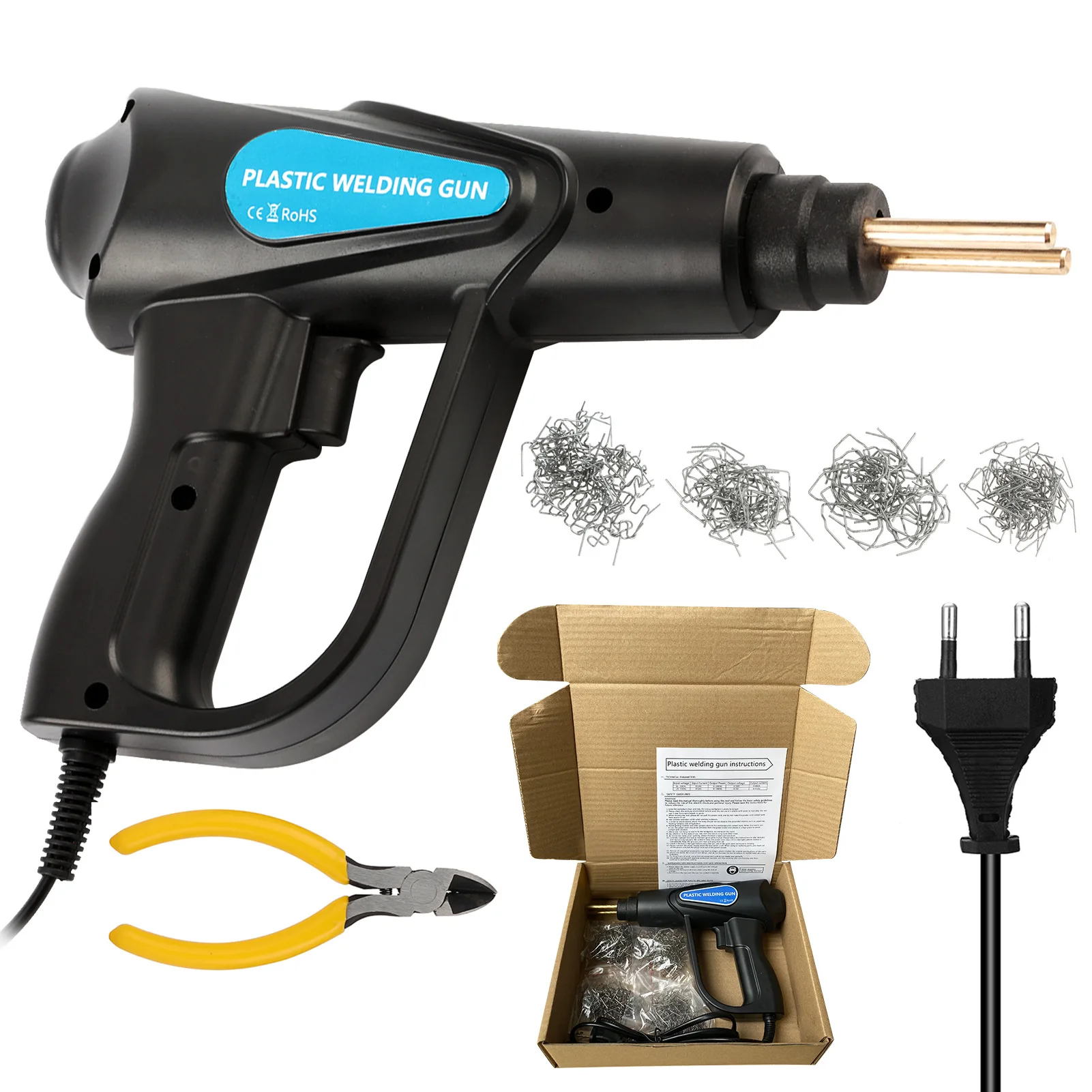 Heat Gun Plastic Welding Machine Bumper Soldering Iron Staples Bumper Repair Car Tool Kit Hot Stapler Welder
Heat Gun Plastic Welding Machine Bumper Soldering Iron Staples Bumper Repair Car Tool Kit Hot Stapler Welder