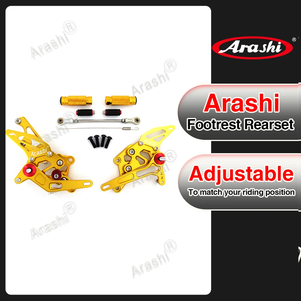 Arashi Motorcycle CNC Adjustable Rearsets Footrest Rear Set Foot Pegs For YAMAHA YZF-R3 YZF-R25 2015-2023 YZF R3 R25 2016 2017
Arashi Motorcycle CNC Adjustable Rearsets Footrest Rear Set Foot Pegs For YAMAHA YZF-R3 YZF-R25 2015-2023 YZF R3 R25 2016 2017
