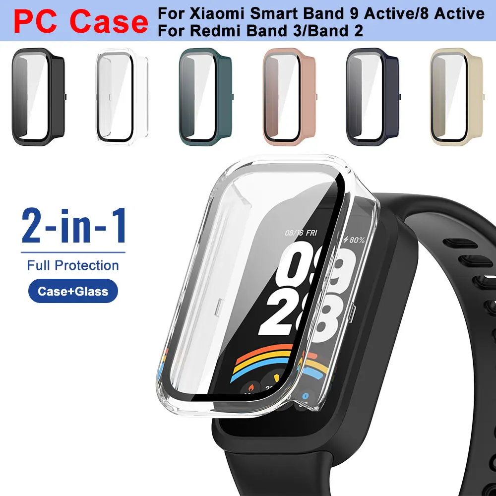 For Xiaomi Mi Band 9 Active /8 Active PC +Tempered Glass Case Screen Protector Cover Bumper Shell Cases for Redmi Band 3/Band 2
For Xiaomi Mi Band 9 Active /8 Active PC +Tempered Glass Case Screen Protector Cover Bumper Shell Cases for Redmi Band 3/Band 2