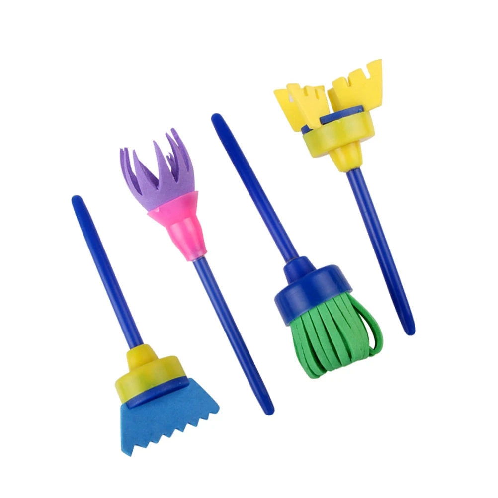 4 Pcs Painting Sponge Brush Supplies for Kids Sponges Graffiti Brushes Tool Roller Child Tools
4 Pcs Painting Sponge Brush Supplies for Kids Sponges Graffiti Brushes Tool Roller Child Tools