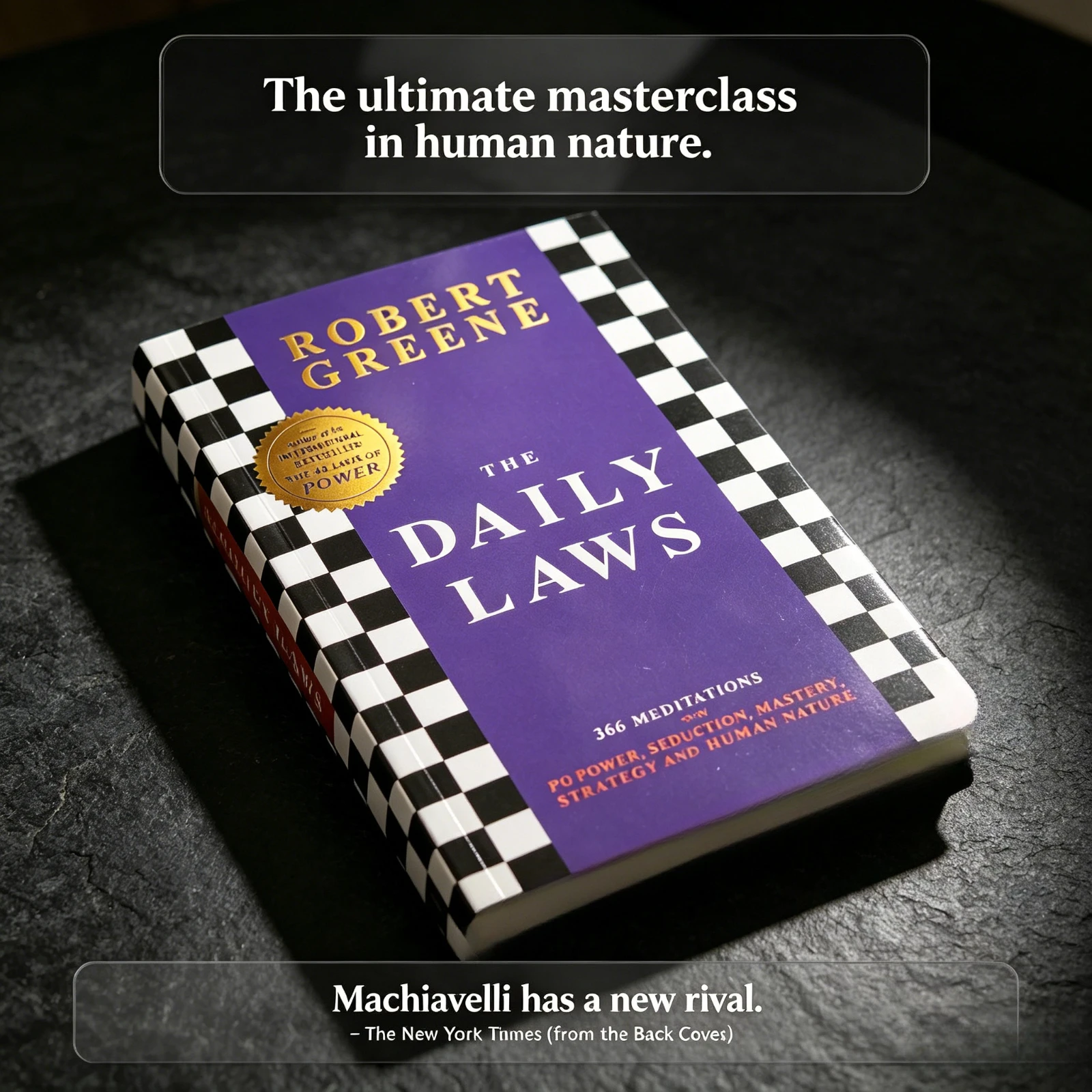 The Daily Laws By Robert Greene Author of The 48 Laws of Power Strategy Human Nature Meditations Self Help Book
The Daily Laws By Robert Greene Author of The 48 Laws of Power Strategy Human Nature Meditations Self Help Book