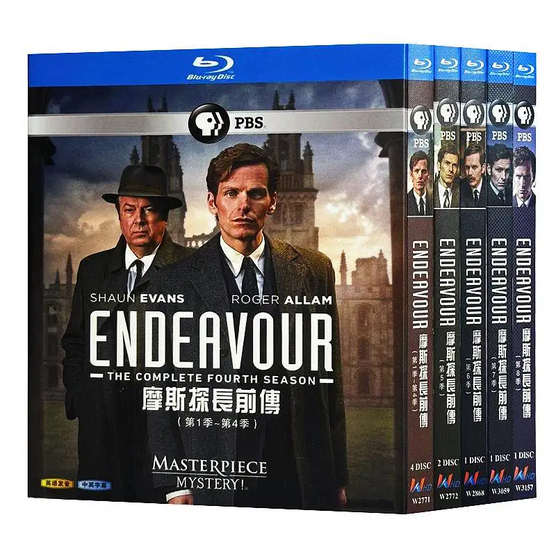 Blu-ray Ultra HD British TV Series Endeavour Seasons 1–9 with Chinese and Traditional Chinese Subtitles
Blu-ray Ultra HD British TV Series Endeavour Seasons 1–9 with Chinese and Traditional Chinese Subtitles