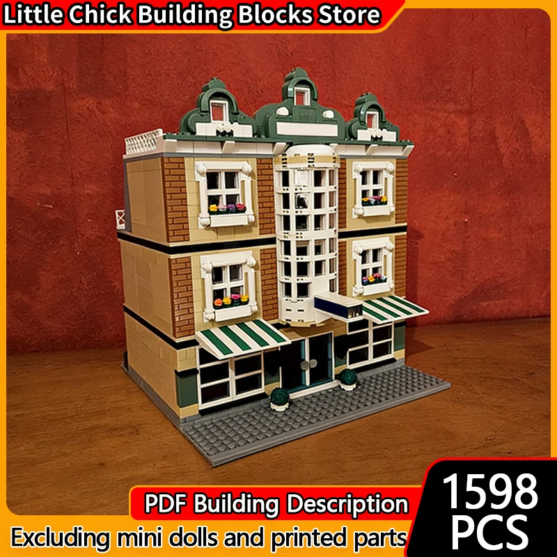 City Street View Model MOC Building Bricks City Center Hotel Modular Technology Children Holiday Gifts Assemble Toys Suit
City Street View Model MOC Building Bricks City Center Hotel Modular Technology Children Holiday Gifts Assemble Toys Suit