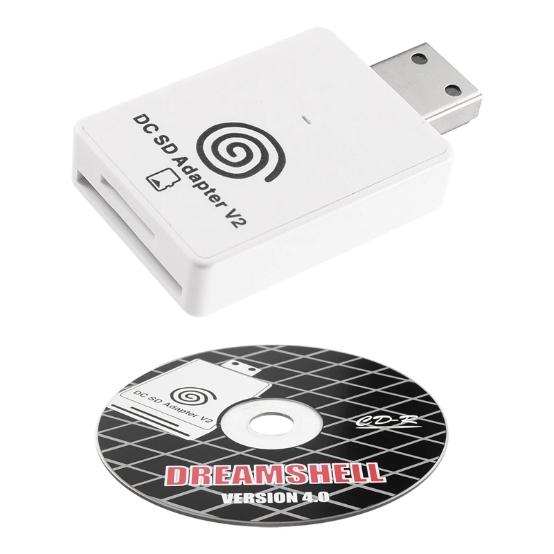 B04C-Dc Sd Tf Card Adapter Reader V2 Voor For Sega Dreamcast En Cd Met Dreamshell Boot Loader
B04C-Dc Sd Tf Card Adapter Reader V2 Voor For Sega Dreamcast En Cd Met Dreamshell Boot Loader