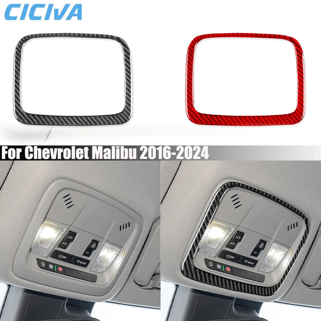 Carbon Fiber Car Accessories Reading Light Frame Decorative Interior Cover Trim Modified Sticker For Chevrolet Malibu 2016-2024
Carbon Fiber Car Accessories Reading Light Frame Decorative Interior Cover Trim Modified Sticker For Chevrolet Malibu 2016-2024
