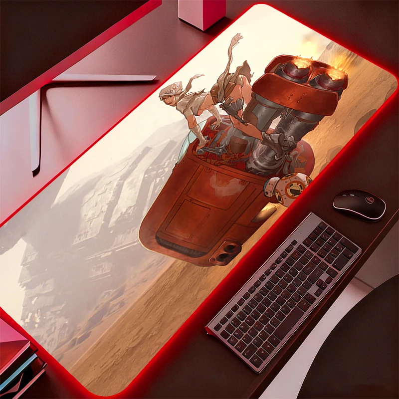 Anime Gaming Speed Star Wars Mouse Pad LED Gamer Large Mouse Mat Backlight Keyboard Mousepad RGB Computer Desk Mat Durable
Anime Gaming Speed Star Wars Mouse Pad LED Gamer Large Mouse Mat Backlight Keyboard Mousepad RGB Computer Desk Mat Durable