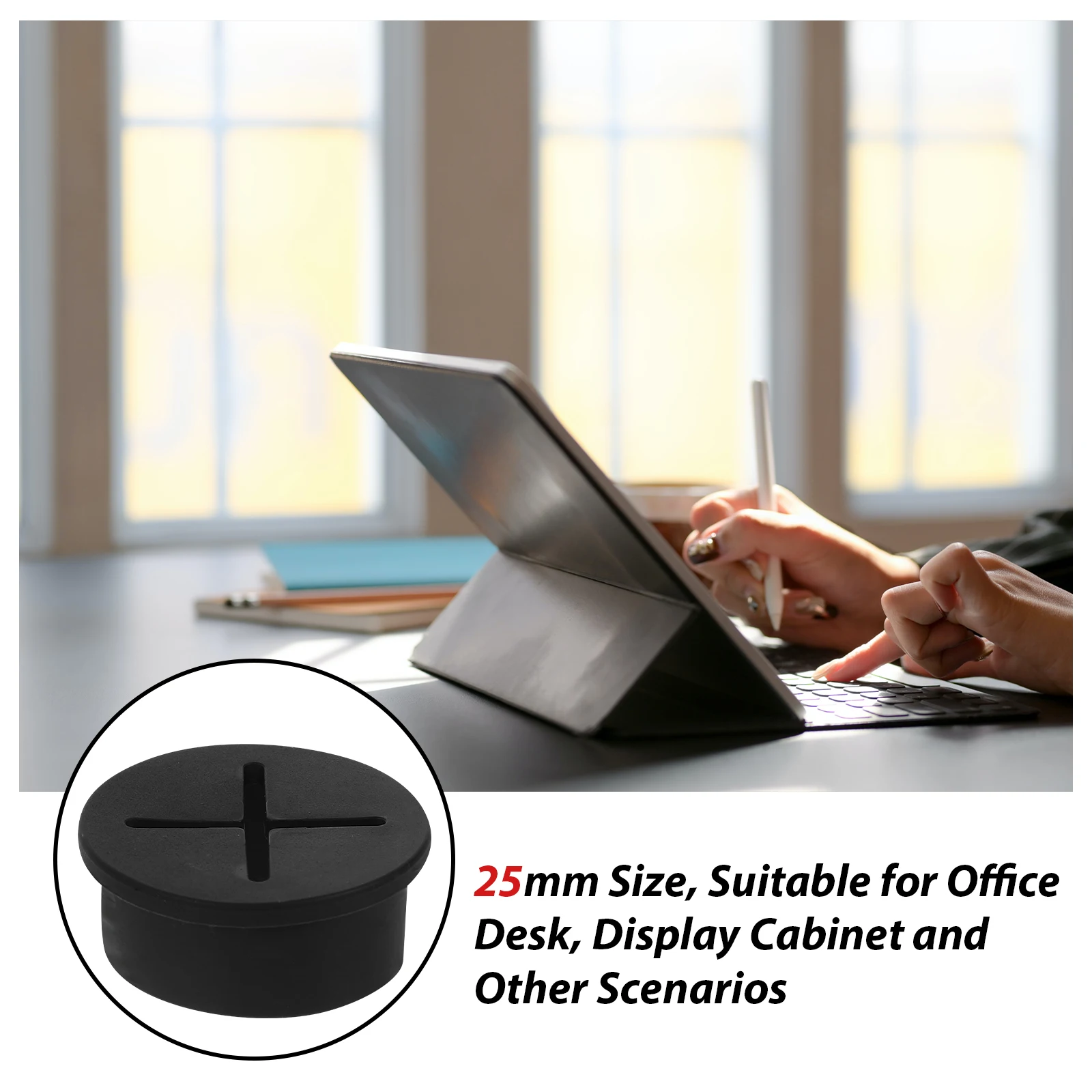 20 Pcs Wire Dust-proof Plug Desk Grommets Hole Cover Desktop Wiring Round and Cable Black Rubber for
20 Pcs Wire Dust-proof Plug Desk Grommets Hole Cover Desktop Wiring Round and Cable Black Rubber for