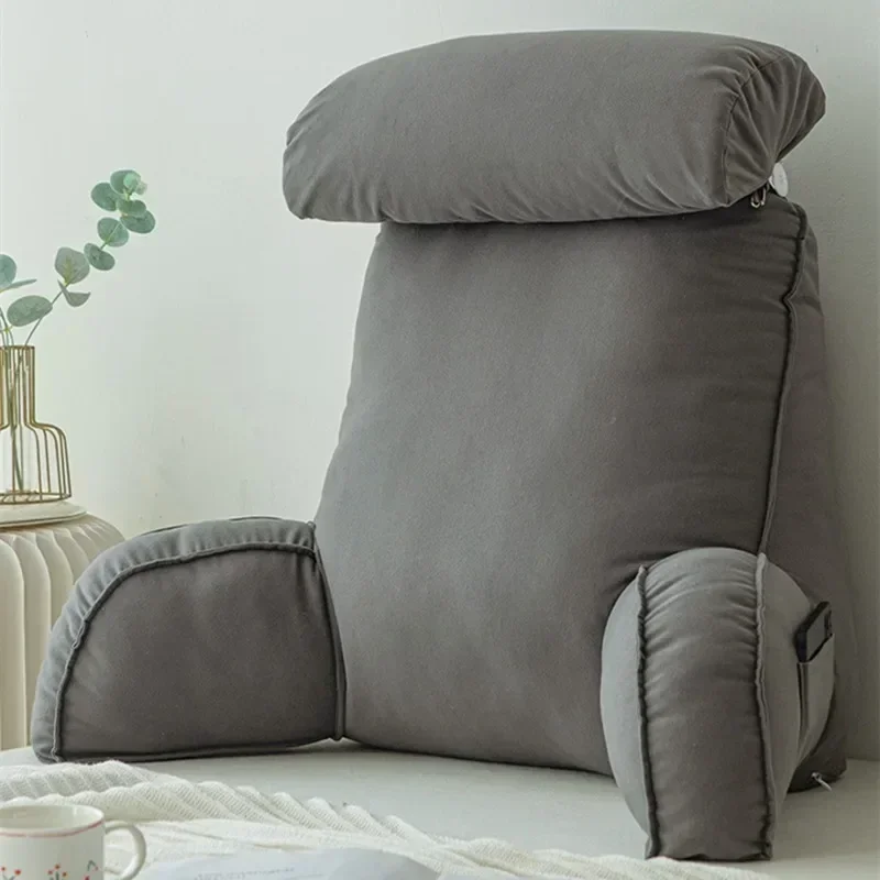 Large Backrest Reading Pillow with Arm Neck Pillow Filled with Pearl Cotton for Comfortable and Full Support Headboard Pillow
Large Backrest Reading Pillow with Arm Neck Pillow Filled with Pearl Cotton for Comfortable and Full Support Headboard Pillow