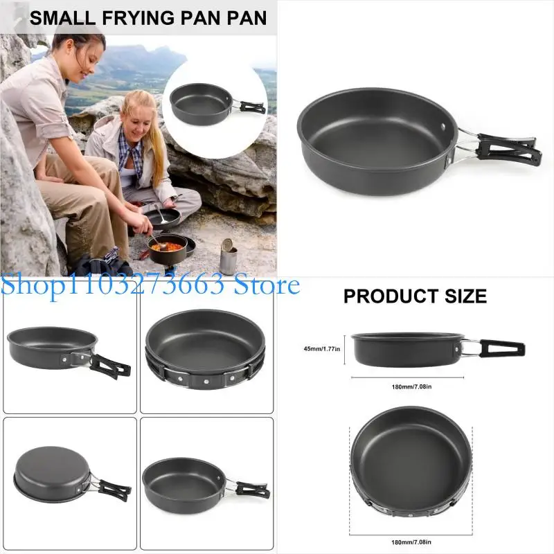 652F Light Weight Campfire Frying Pans Pots with Heat Resistant Handle for Outdoor Cooking Aluminum Fry Pans Picnics Cookware
652F Light Weight Campfire Frying Pans Pots with Heat Resistant Handle for Outdoor Cooking Aluminum Fry Pans Picnics Cookware
