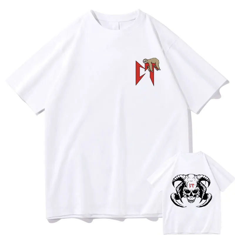 Natanael Cano Corridos Tumbados CT Sloth Graphic Tshirt Vintage Horror Skull Print T-shirts Men Women Hip Hop Oversized T Shirts
Natanael Cano Corridos Tumbados CT Sloth Graphic Tshirt Vintage Horror Skull Print T-shirts Men Women Hip Hop Oversized T Shirts