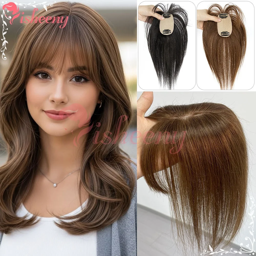 Isheeny 5x9cm Human Hair Toppers Daily Wear Dark Extensions Black Brown 20g 20cm/25cm/30cm Hairpiece for Quick Hair Loss Fix
Isheeny 5x9cm Human Hair Toppers Daily Wear Dark Extensions Black Brown 20g 20cm/25cm/30cm Hairpiece for Quick Hair Loss Fix