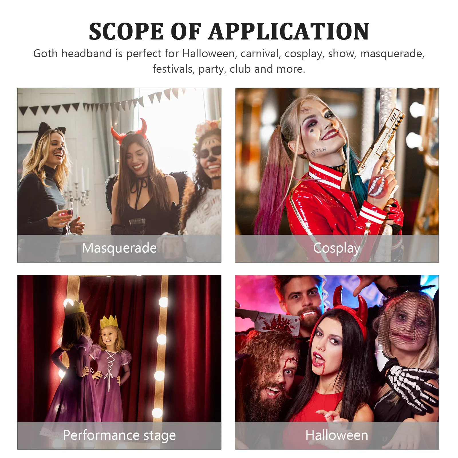 Black Horn Headband For Women Halloween Hair Accessories Antelope Headpiece Goth Party Decorations Cosplay Demon Horns
Black Horn Headband For Women Halloween Hair Accessories Antelope Headpiece Goth Party Decorations Cosplay Demon Horns