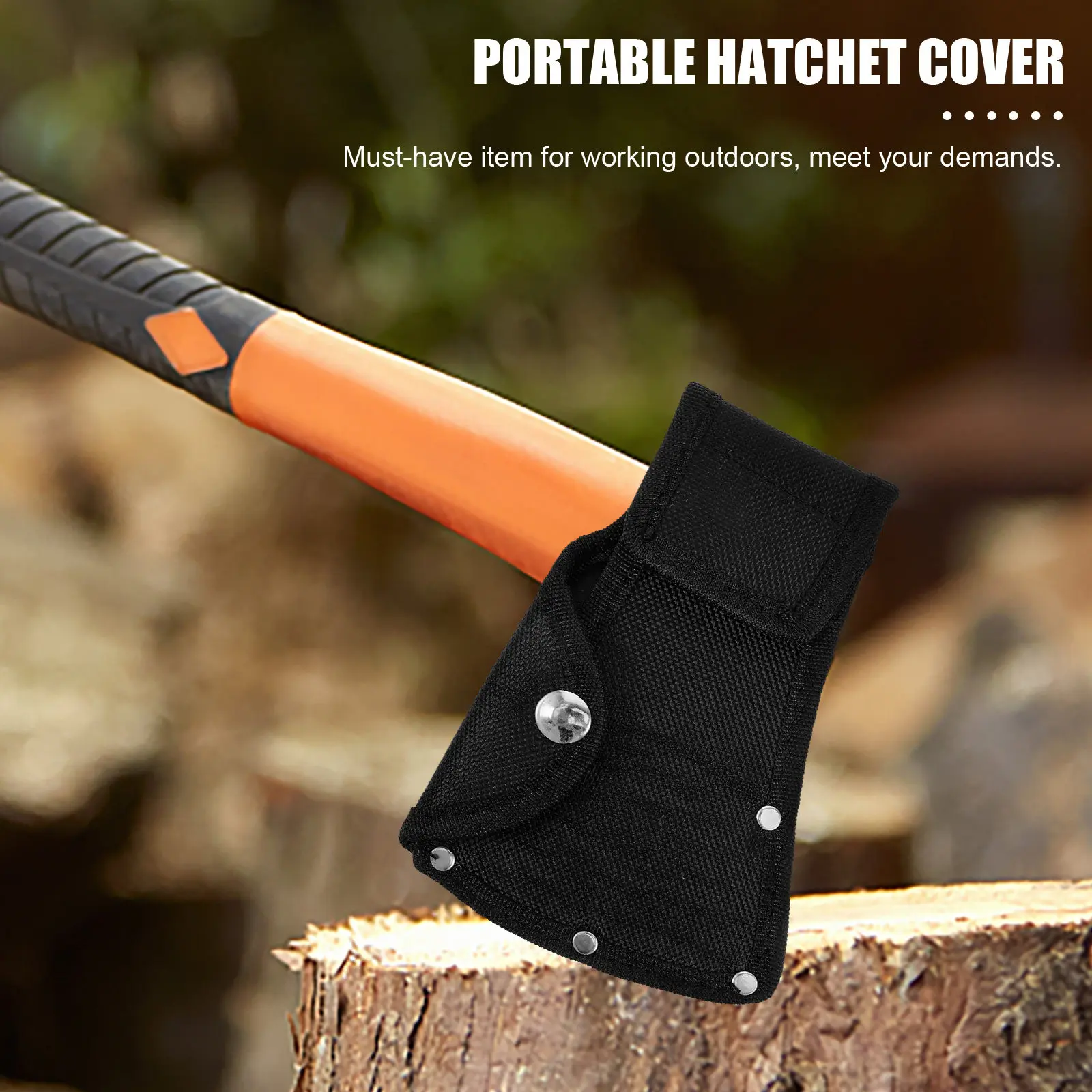 Hatchet Axe Protective Cover Thickened Nylon Outdoor Camping Portable Axe Head Sheath Convenient Snap Closure Belt Attachment
Hatchet Axe Protective Cover Thickened Nylon Outdoor Camping Portable Axe Head Sheath Convenient Snap Closure Belt Attachment