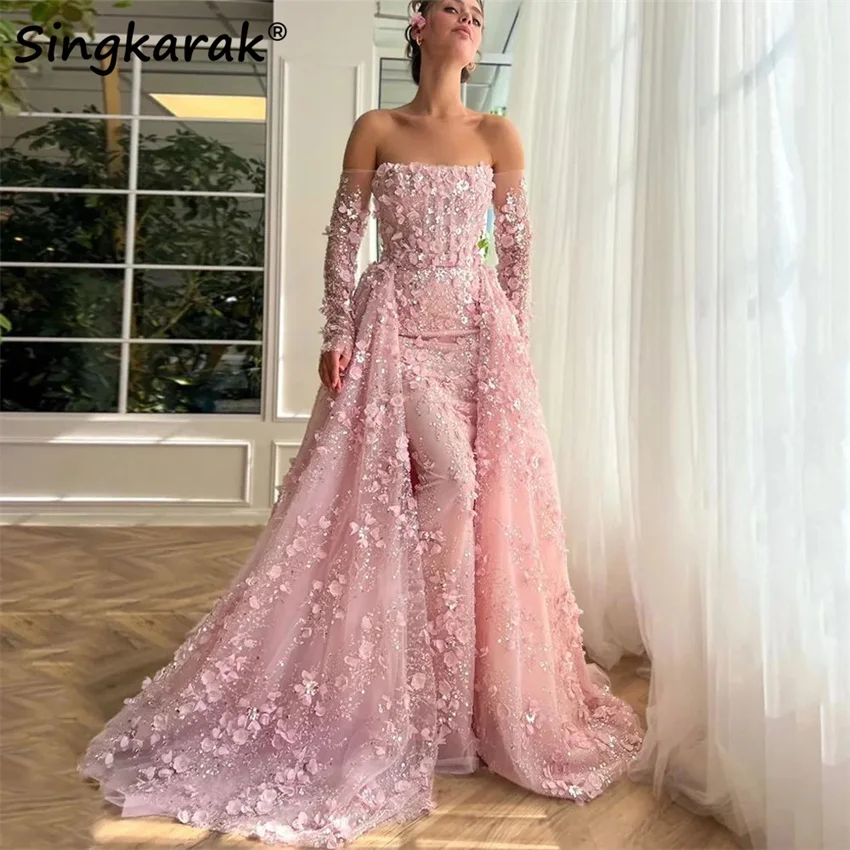 New Design Pink Evening Dress 2025 Luxury Appliques Beading Dubai Prom Party Wedding Party Gowns Vestidos Customized
New Design Pink Evening Dress 2025 Luxury Appliques Beading Dubai Prom Party Wedding Party Gowns Vestidos Customized