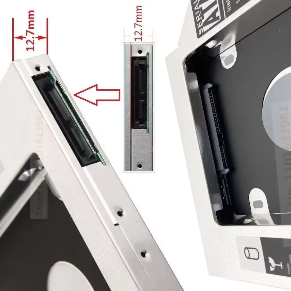 2nd HDD Hard Drive Optical bay Caddy Frame for Lenovo ThinkPad T420 T420i T430 T430i T510 T510i T520 T520i T530 T530i R400 R500
2nd HDD Hard Drive Optical bay Caddy Frame for Lenovo ThinkPad T420 T420i T430 T430i T510 T510i T520 T520i T530 T530i R400 R500