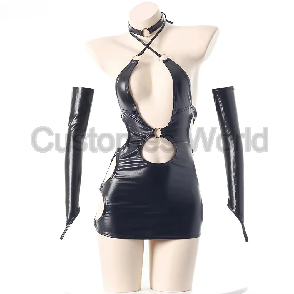 Anime Dopamine vitality sensuality Tight Leather Dress Idol Girl Group Unifrom Stage Performance Outfits Cosplay Costumes
Anime Dopamine vitality sensuality Tight Leather Dress Idol Girl Group Unifrom Stage Performance Outfits Cosplay Costumes