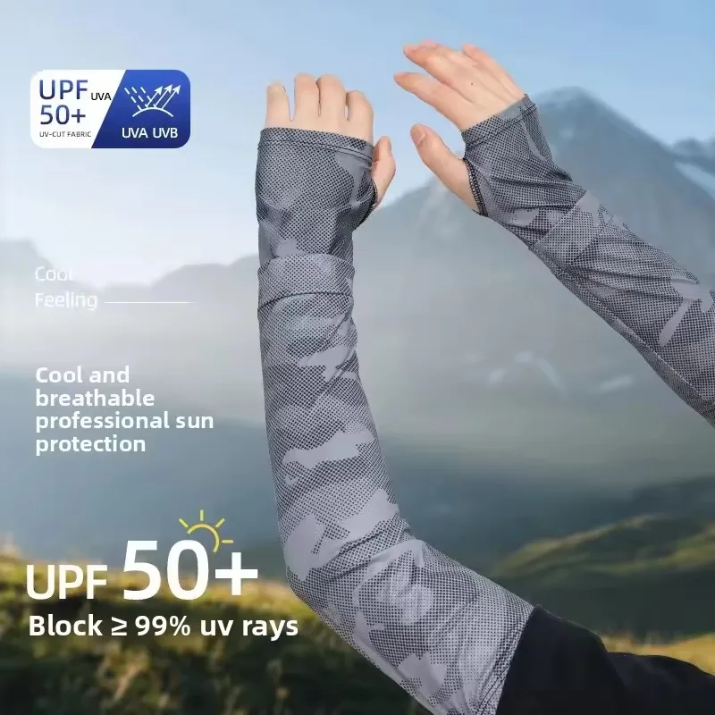Summer Ice Silk Sleeves for Men Women Breathable Outdoor UV Protection Cycling Driving Sleeve Arm Sun Screen Protection Sleeves
Summer Ice Silk Sleeves for Men Women Breathable Outdoor UV Protection Cycling Driving Sleeve Arm Sun Screen Protection Sleeves