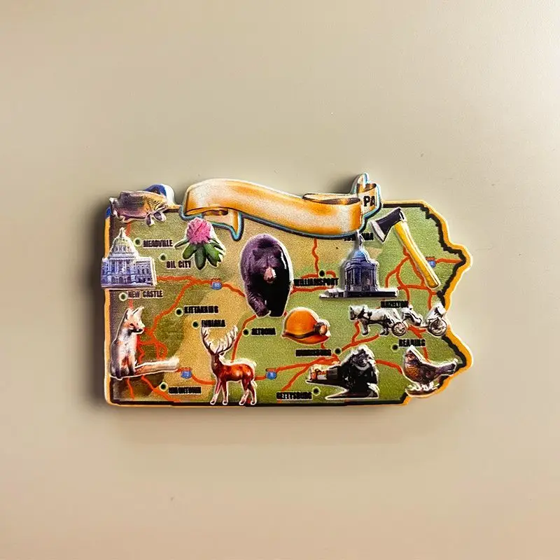 American Abstract Hot-Selling Map Home Decoration 3D Painted Magnetic Fridge Magnet World Travel Souvenir
American Abstract Hot-Selling Map Home Decoration 3D Painted Magnetic Fridge Magnet World Travel Souvenir