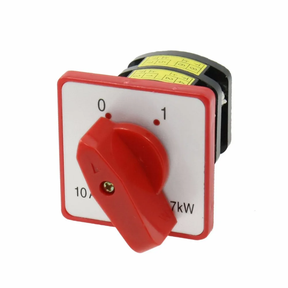 AC 380V 10A 2 Positions Rotary Cam Universal Changeover Switch HZ5-10/L02
AC 380V 10A 2 Positions Rotary Cam Universal Changeover Switch HZ5-10/L02
