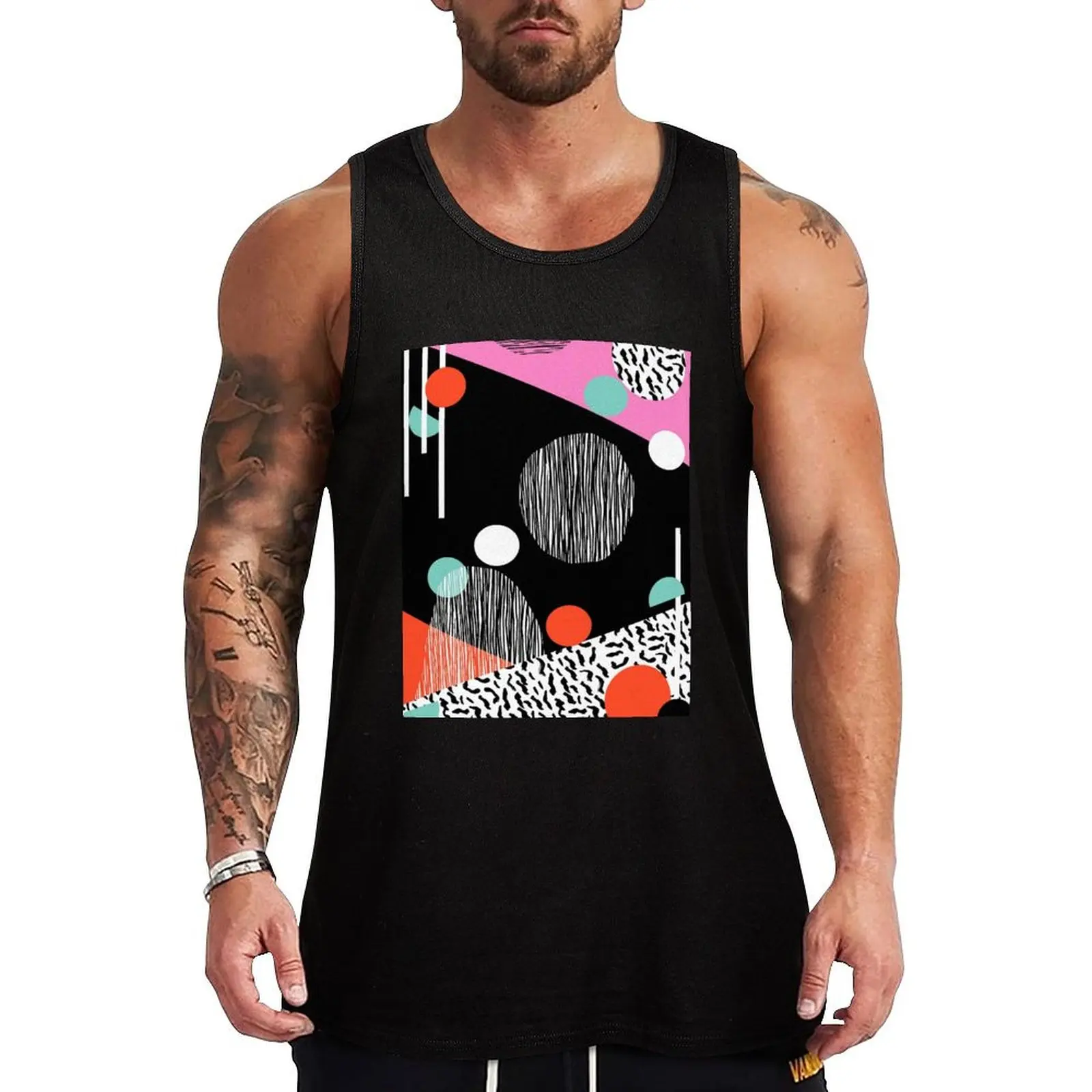 Mega Bulk - 80s style throwback retro pattern art memphis grid pattern minimalist 1980's Tank Top
Mega Bulk - 80s style throwback retro pattern art memphis grid pattern minimalist 1980's Tank Top