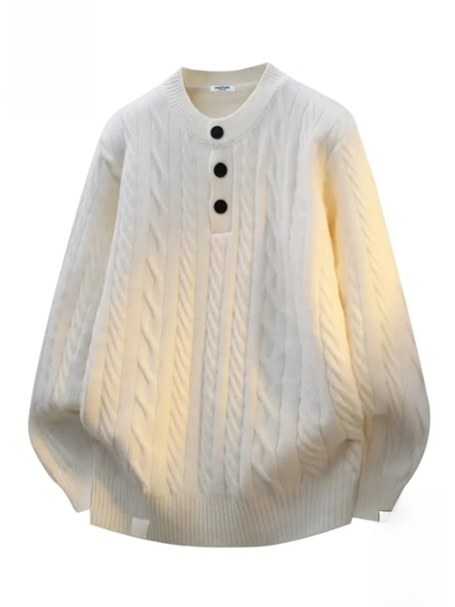 PaulFrank M Knitted Sweater with Button Henry Collar Twisted Flower Design Loose Fit Long Sve Casual Sle for Autumn W...
PaulFrank M Knitted Sweater with Button Henry Collar Twisted Flower Design Loose Fit Long Sve Casual Sle for Autumn W...