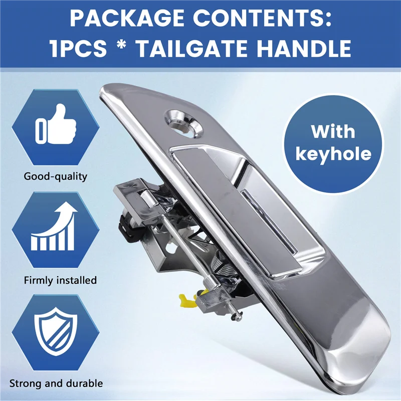 Ручка задней двери Fornissan Navara D23 NP300 90606-4JG0B Гальваническая ручка задней двери Ручка багажника Ручка замковой скважины 
Ручка задней двери Fornissan Navara D23 NP300 90606-4JG0B Гальваническая ручка задней двери Ручка багажника Ручка замковой скважины