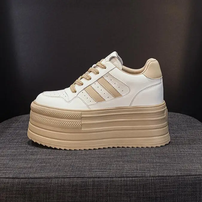 Genuine Leather Women Casual Shoes Super Thick 9cm Platform Wedge Women Fashion Sneakers Chunky Shoes Spring Autumn Shoes
Genuine Leather Women Casual Shoes Super Thick 9cm Platform Wedge Women Fashion Sneakers Chunky Shoes Spring Autumn Shoes