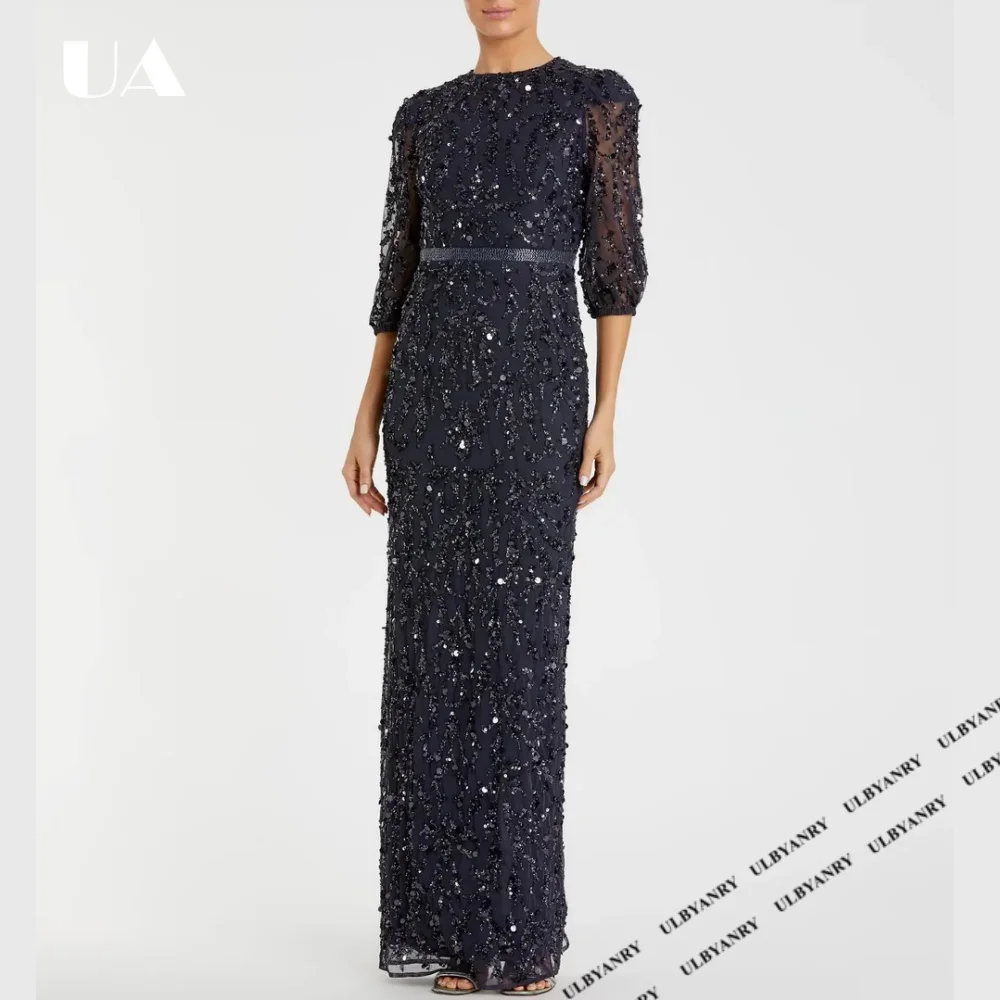 Customized Slim Fit Half Sleeve Sequin Evening Dress for Woman, Exquisite O-neck Prom Dress, Elegant Beading Wedding Guest Dress
Customized Slim Fit Half Sleeve Sequin Evening Dress for Woman, Exquisite O-neck Prom Dress, Elegant Beading Wedding Guest Dress