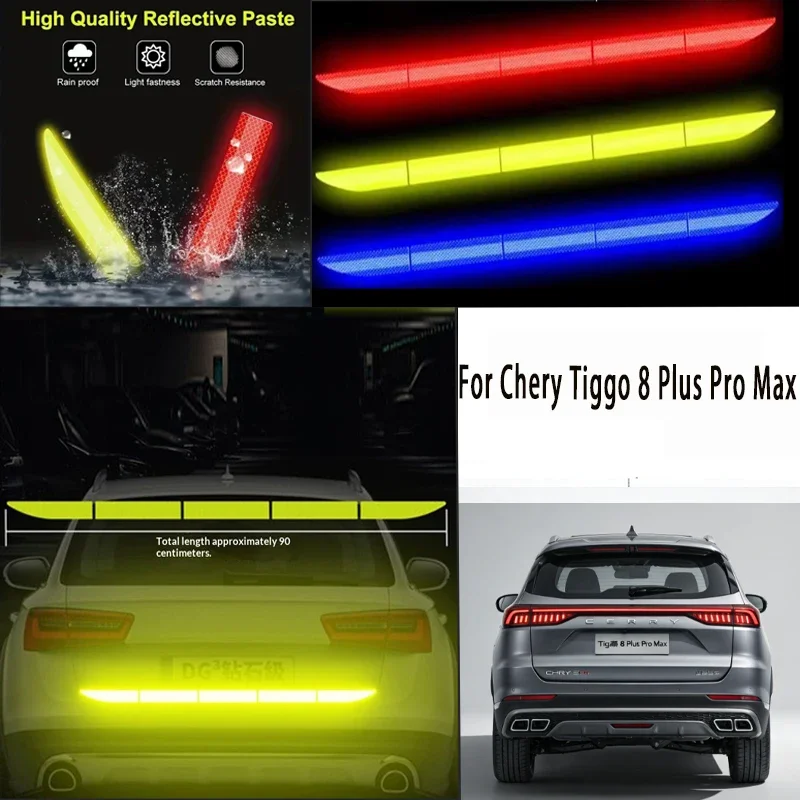For Chery Tiggo 8 Plus Pro Max 1pcs Reflective Warning Safety Tape-Car Trunk Anti-Collision
For Chery Tiggo 8 Plus Pro Max 1pcs Reflective Warning Safety Tape-Car Trunk Anti-Collision