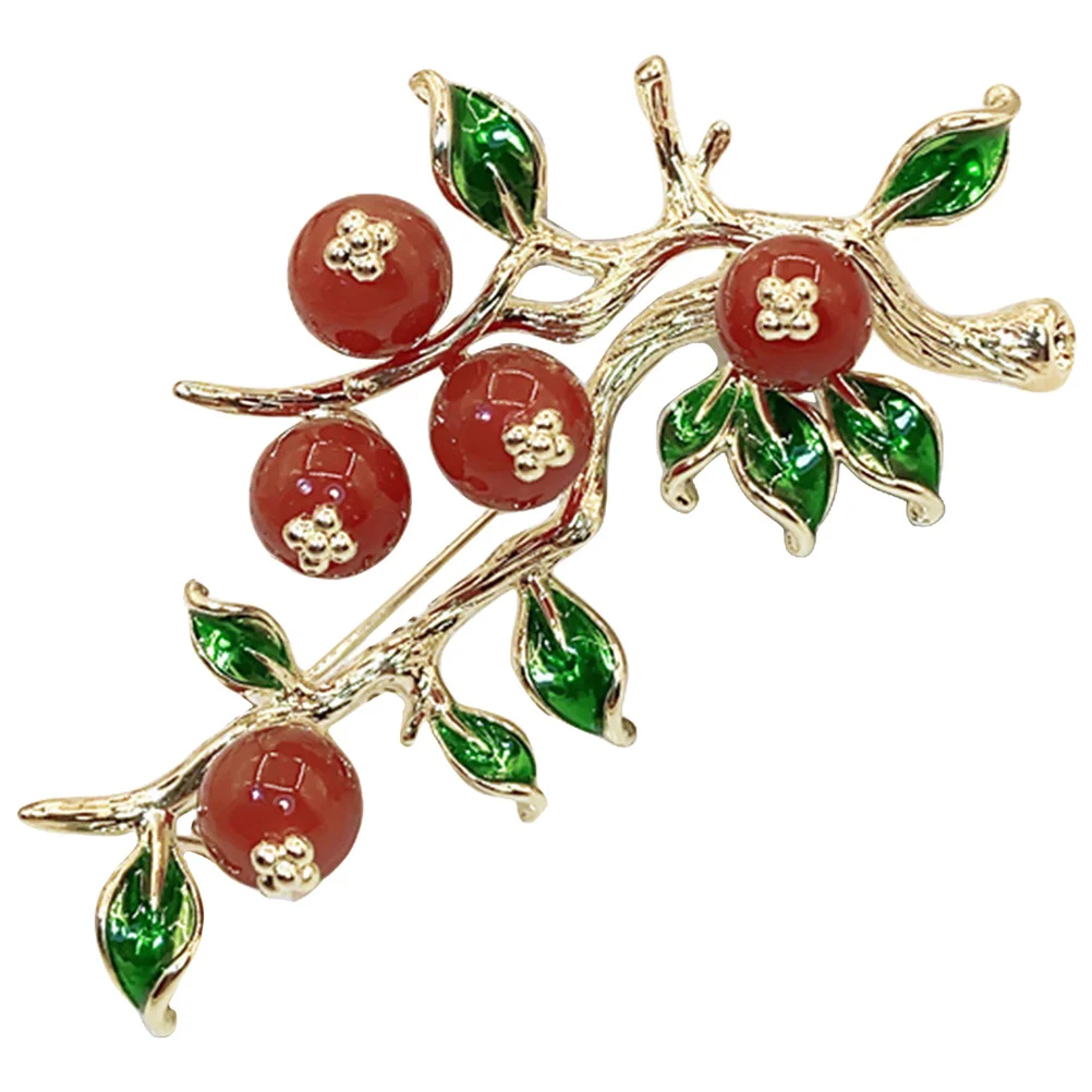 Persimmon Brooch For Women Fashion Fruit Lapel Pin Anniversary Gift Badge Collar Accessory Costume Jewelry Decorative Pin
Persimmon Brooch For Women Fashion Fruit Lapel Pin Anniversary Gift Badge Collar Accessory Costume Jewelry Decorative Pin