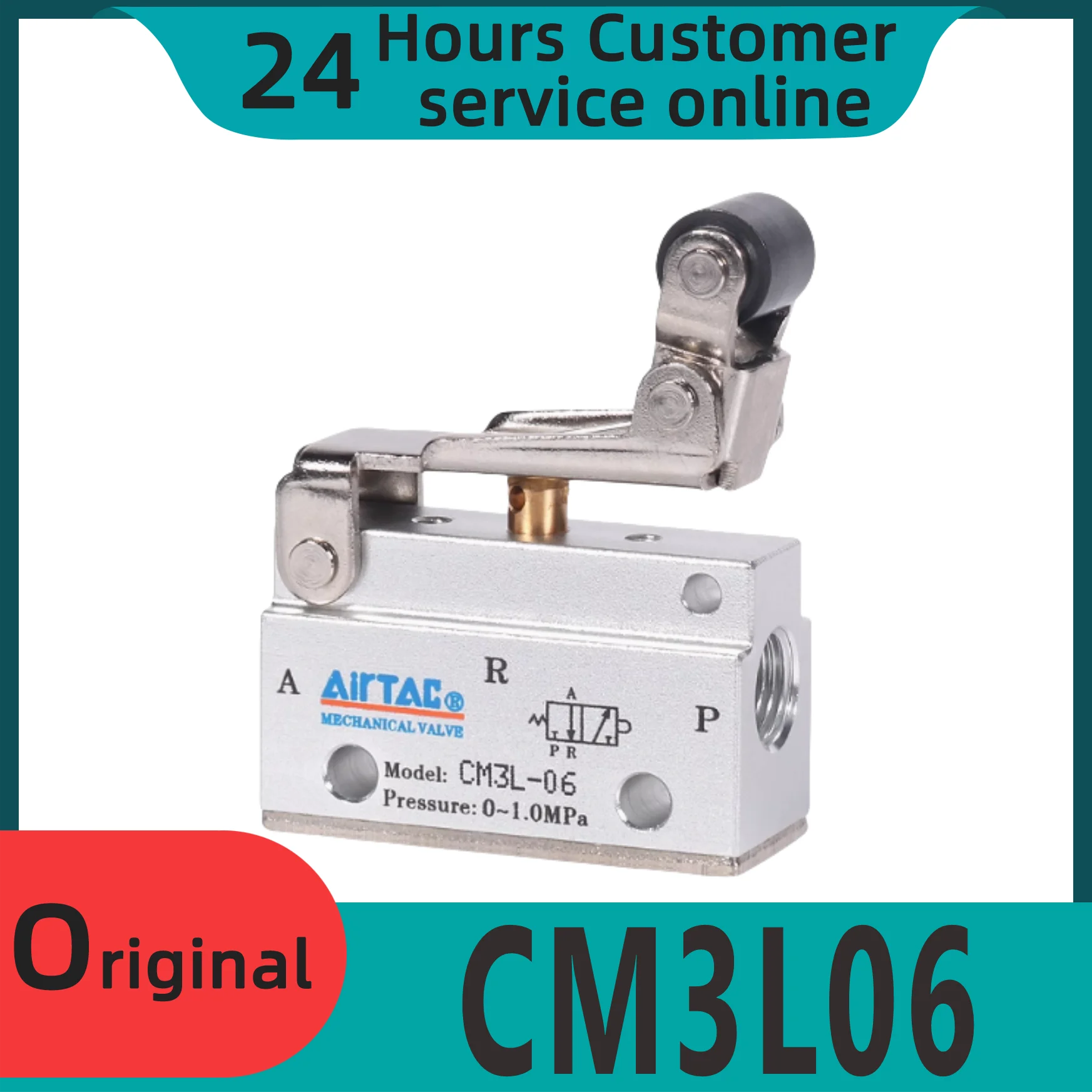 Совершенно новый оригинальный механический клапан CM3L06 CM3L08 CM3L05-M5, односторонний роликовый рычаг, двухпозиционный трехходовой пневматический клапан
Совершенно новый оригинальный механический клапан CM3L06 CM3L08 CM3L05-M5, односторонний роликовый рычаг, двухпозиционный трехходовой пневматический клапан