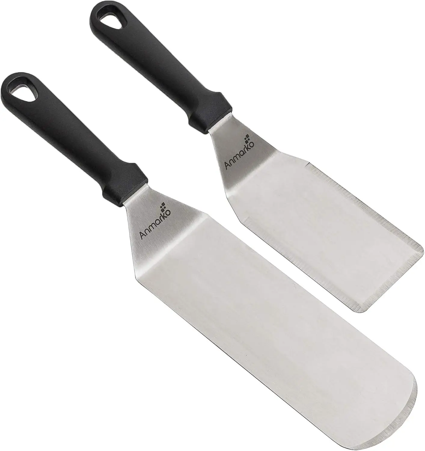 Stainless Steel Spatula Turner Set - Heavy Duty Metal Spatula for BBQ Grill, Flat Top Griddle, and Kitchen Cooking - Ergonomic
Stainless Steel Spatula Turner Set - Heavy Duty Metal Spatula for BBQ Grill, Flat Top Griddle, and Kitchen Cooking - Ergonomic