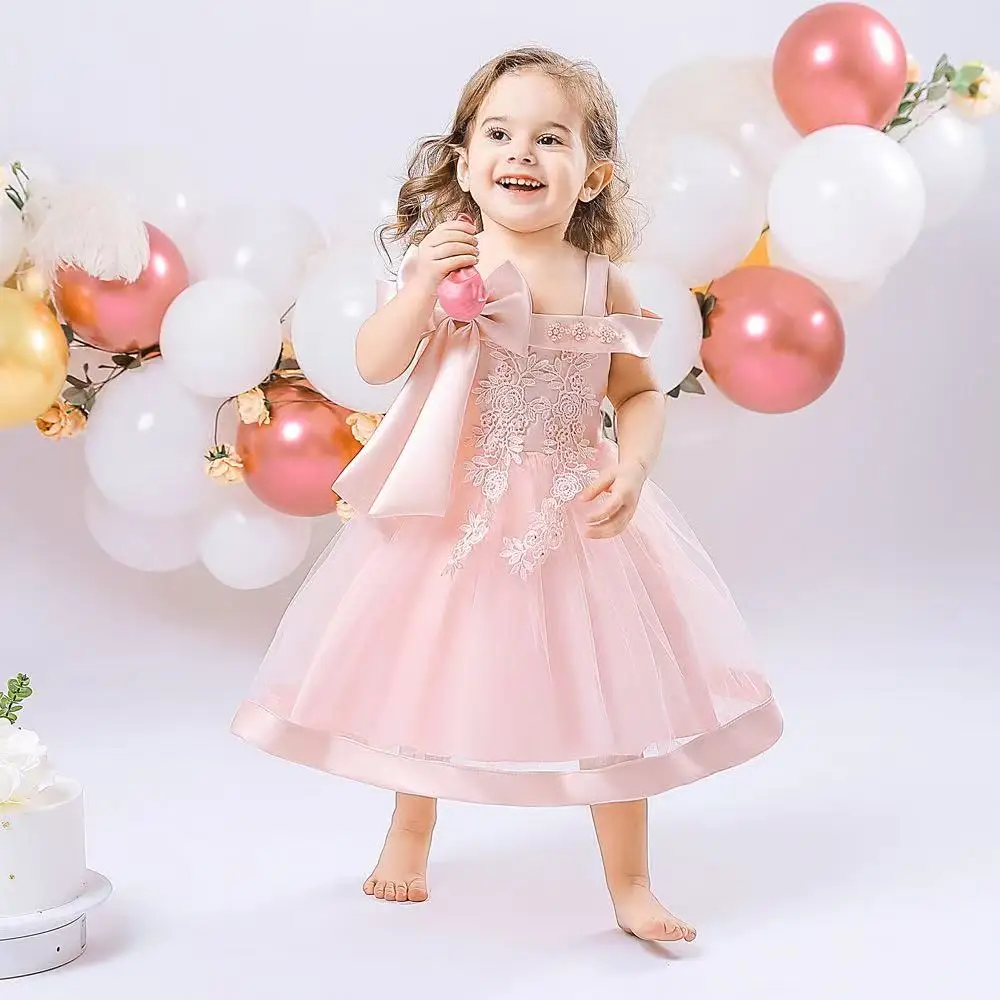 2025 New Bow Summer Dresses Infant Baby Girl Birthday Party Dress Lace Flower Newborn Princess Clothes Toddler Baby Girls Gown
2025 New Bow Summer Dresses Infant Baby Girl Birthday Party Dress Lace Flower Newborn Princess Clothes Toddler Baby Girls Gown