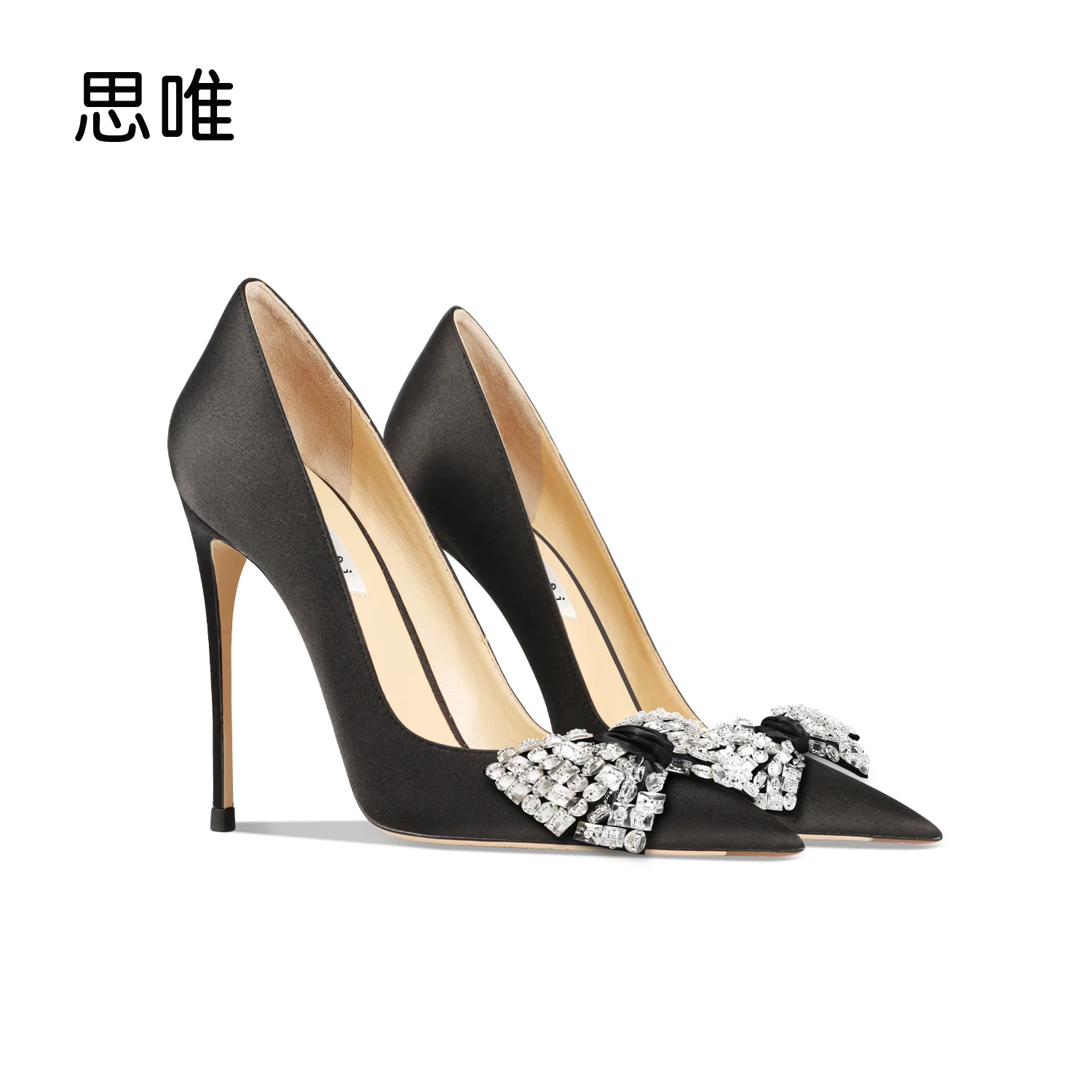 Women High Heel Shoes Satin Surface Crystal Butterfly-knot High Heels Pointed Toe Shallow Mouth Wedding Shoes Sexy Party Pumps
Women High Heel Shoes Satin Surface Crystal Butterfly-knot High Heels Pointed Toe Shallow Mouth Wedding Shoes Sexy Party Pumps