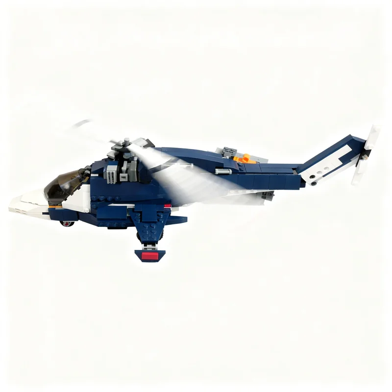402pcs MOC Helicopter Creator Model Building Blocks Construction Toy Christmas Gifts DIY Creative Idea Education Brick Kids
402pcs MOC Helicopter Creator Model Building Blocks Construction Toy Christmas Gifts DIY Creative Idea Education Brick Kids