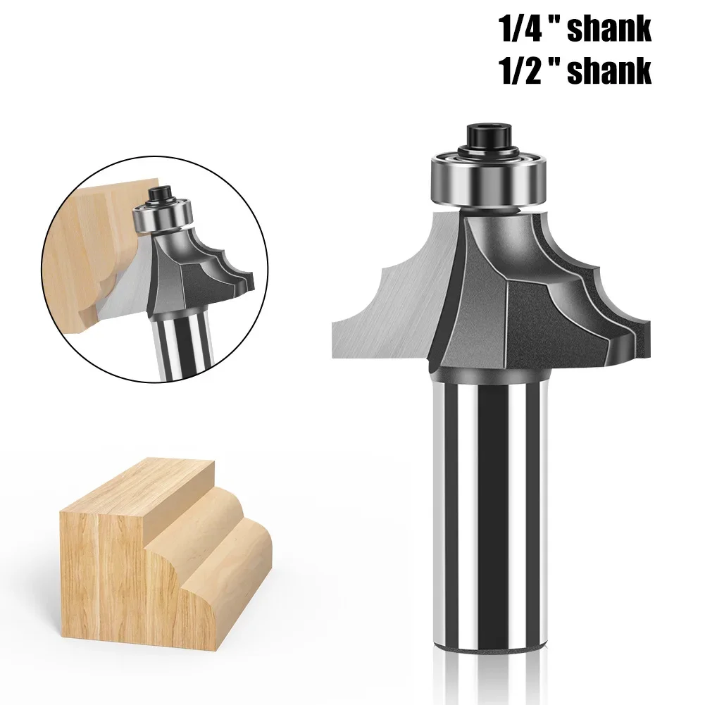 1PC 1/4′′ 1/2′′ 6mm 12mm Shank Router Bits Edge Moulding Bit Carbide Door Handrail Line Tenon Cutter Woodworking Tools
1PC 1/4′′ 1/2′′ 6mm 12mm Shank Router Bits Edge Moulding Bit Carbide Door Handrail Line Tenon Cutter Woodworking Tools