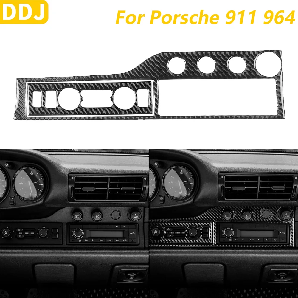 For Porsche 911 964 1989-1998 Carbon Fiber Central Control Radio CD AC Air Conditioning Panel Trim Set Car Accessories Sticker
For Porsche 911 964 1989-1998 Carbon Fiber Central Control Radio CD AC Air Conditioning Panel Trim Set Car Accessories Sticker