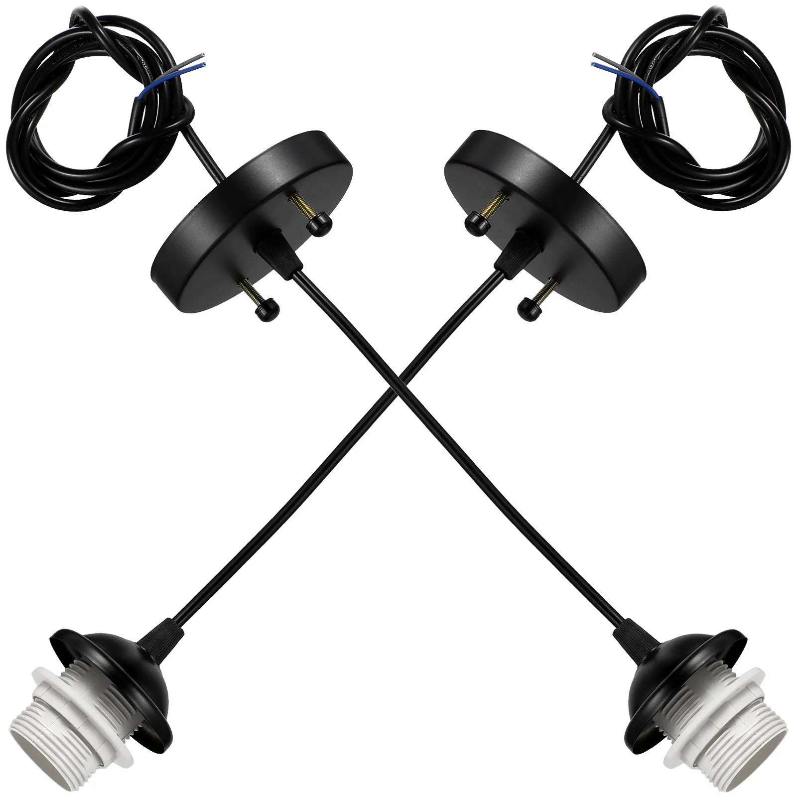 2Pcs E27 Ceiling Canopy Metal Light Socket Rust Resistant Hard Wiring Energy Efficient E27 Thread Lamp Holder Light Bulb Base
2Pcs E27 Ceiling Canopy Metal Light Socket Rust Resistant Hard Wiring Energy Efficient E27 Thread Lamp Holder Light Bulb Base