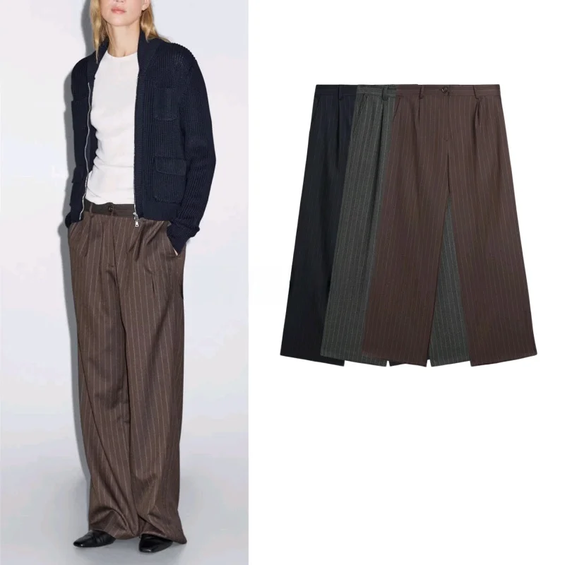 ay Series Autumn Winter New Women's Faionable Commute Sle Slim Stripes Wide Leg Pants Ele Busin Casual Trousers
ay Series Autumn Winter New Women's Faionable Commute Sle Slim Stripes Wide Leg Pants Ele Busin Casual Trousers