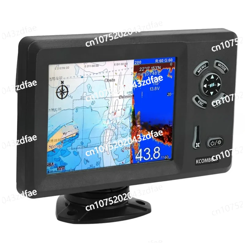 Комбинированный плоттер с GPS-FINDER KCombo, 7-дюймовый преобразователь, цветной ЖК-дисплей, морской 
Комбинированный плоттер с GPS-FINDER KCombo, 7-дюймовый преобразователь, цветной ЖК-дисплей, морской