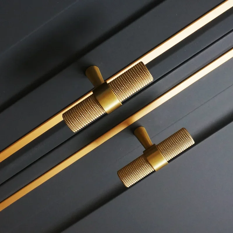 Solid Brass Knurled Furniture Handles Nordic Light Luxury Black Golden Handles for Cabinets and Drawers Furniture Fittings
Solid Brass Knurled Furniture Handles Nordic Light Luxury Black Golden Handles for Cabinets and Drawers Furniture Fittings