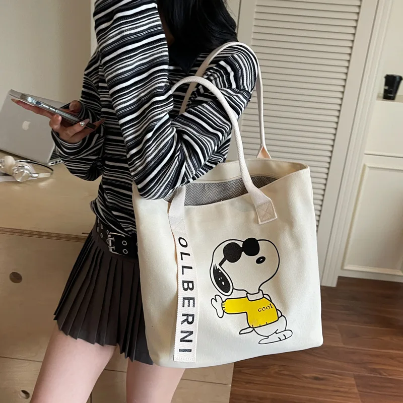 Холщовая сумка Kawaii Snoopy, женская универсальная повседневная сумка на плечо, пригородная сумка, большая вместительная сумка для мамы с героями мультфильмов, подарки на день рождения
Холщовая сумка Kawaii Snoopy, женская универсальная повседневная сумка на плечо, пригородная сумка, большая вместительная сумка для мамы с героями мультфильмов, подарки на день рождения