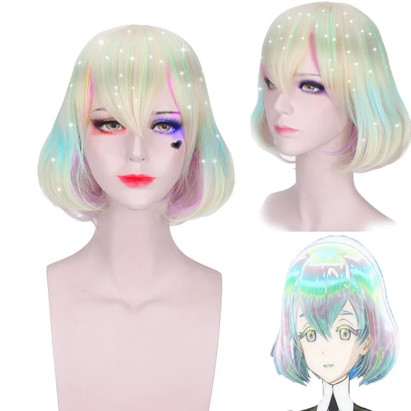 Synthetic Short Bob Wig Rainbow Mixed Color Cosplay Hair Wigs Colorful Costume Party Daily Use
Synthetic Short Bob Wig Rainbow Mixed Color Cosplay Hair Wigs Colorful Costume Party Daily Use
