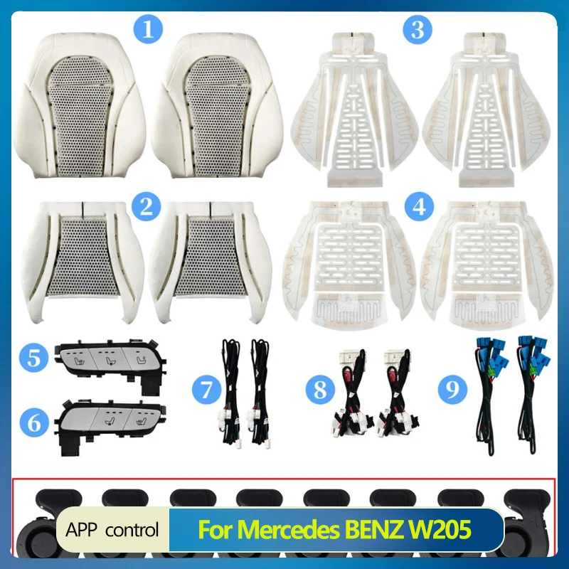 Car Dual Function ventilated Heated Seats Heating Seat Ventilation For Mercedes BENZ W205 Blower Key Control Stay Cool Cozy
Car Dual Function ventilated Heated Seats Heating Seat Ventilation For Mercedes BENZ W205 Blower Key Control Stay Cool Cozy