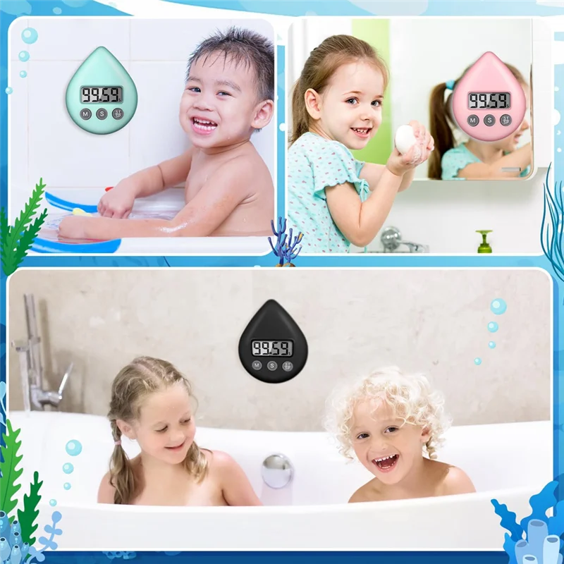 Shower Timer Digital Waterproof Kagnetic Small Shower Clock Alarm For Adults Kids 6PCS
Shower Timer Digital Waterproof Kagnetic Small Shower Clock Alarm For Adults Kids 6PCS