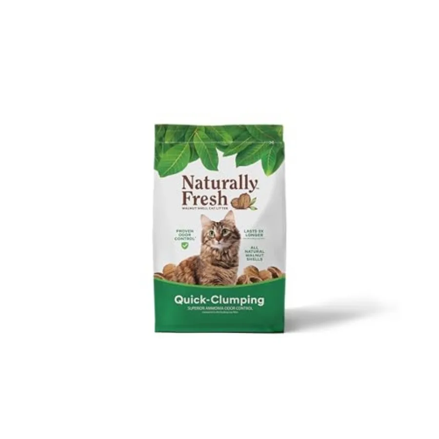 Cat Litter Made from Walnut Shells, Quick-Clumping, Unscented, Upcycled, Easy Scooping, Sustainable, 30 Lbs
Cat Litter Made from Walnut Shells, Quick-Clumping, Unscented, Upcycled, Easy Scooping, Sustainable, 30 Lbs