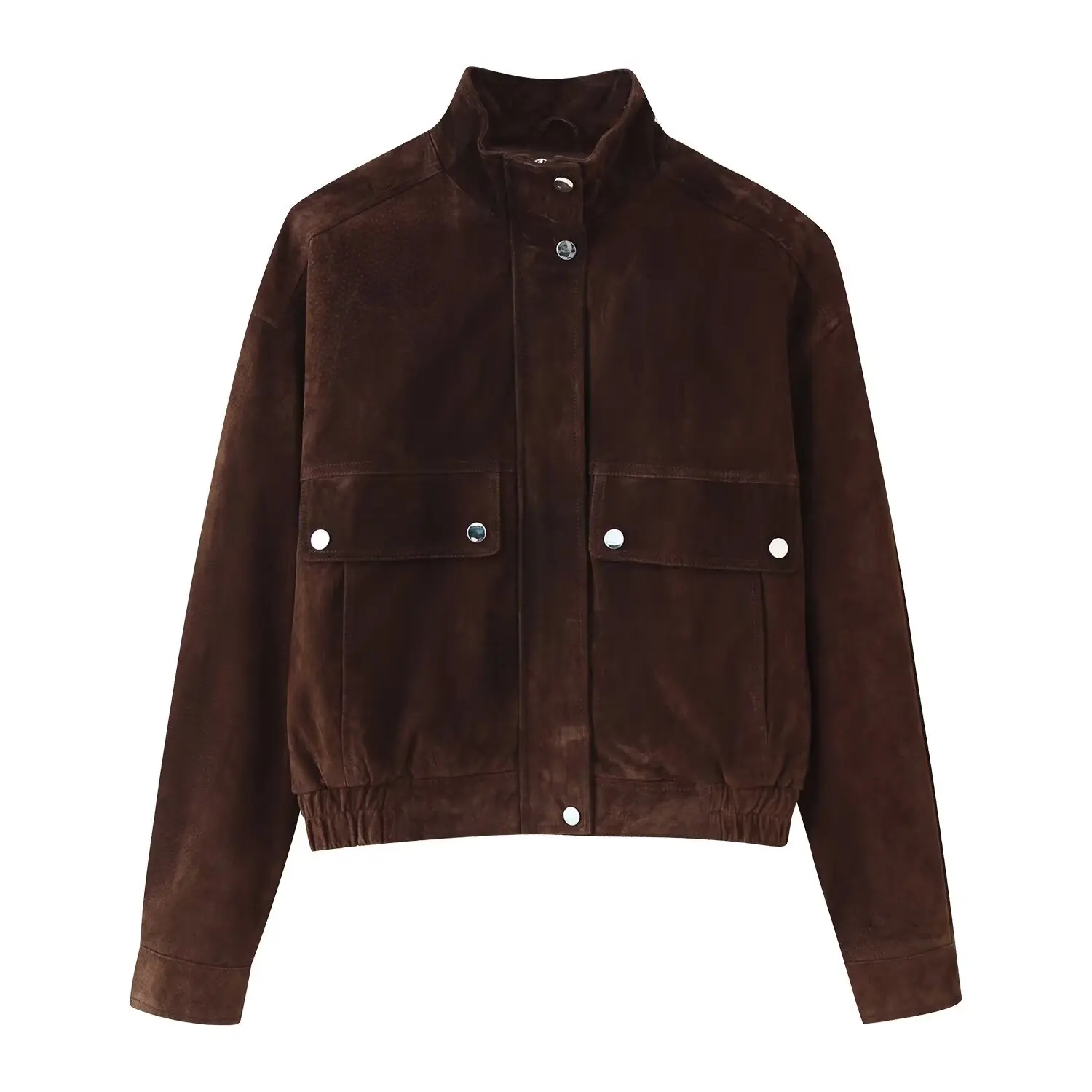 2025 autumn new women's American style cool and stylish pocket-decorated reverse velvet leather jacket jacket
2025 autumn new women's American style cool and stylish pocket-decorated reverse velvet leather jacket jacket